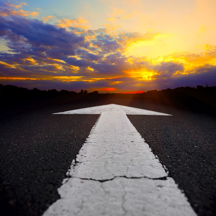 Road-Arrow-and-Sunset